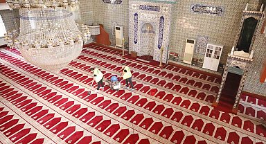 Ramazan ayı öncesi camilerde temizlik seferberliği