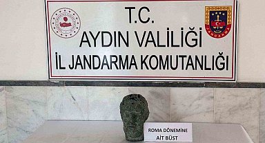 Roma dönemine ait büstü satmak isterken yakalandılar