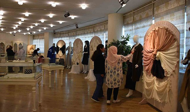 Şahinbey'de kursiyerler el işi göz nuru eserlerini sergiledi