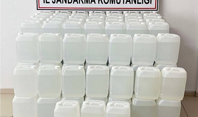 Sahte alkolü kargo yoluyla satacakken yakalandı