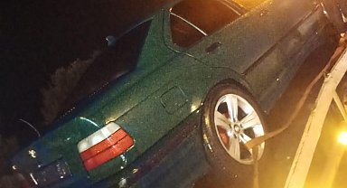 Sahte plakalı araçla yakalandı