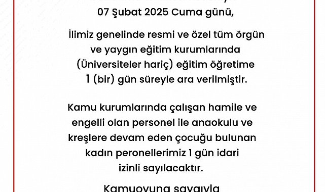Sakarya'da eğitime 1 günlük daha kar engeli