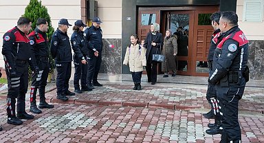 Samsun polisinden şehit çocuğuna unutulmaz sürpriz