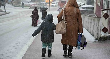 Samsun'da eğitime kar engeli