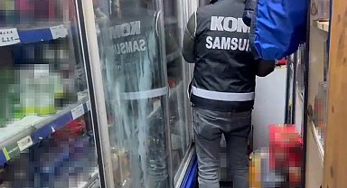 Samsun'da sahte içki operasyonu