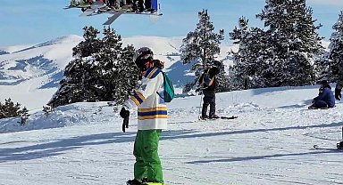 Sarıkamış kayak severlerin gözdesi