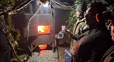 Serik Kaymakamı Şahin zirai don nöbeti tutan çiftçilerle sabahladı