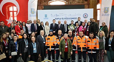 Silivri Belediyesi Toplu İş Sözleşmesi İmza Töreni gerçekleştirdi