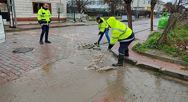 Silivri Belediyesi, yoğun yağışa karşı teyakkuzda