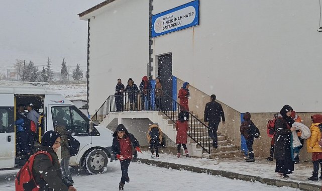 Sincik'te bazı okullar tatil edildi
