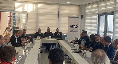 Sinop'ta Destek AFAD Gönüllüleri toplantısı