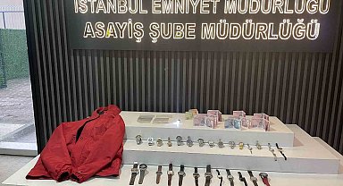 Şişli'de bir evden yaklaşık 2 milyon lira değerinde ziynet eşyası çalan hırsız kamerada