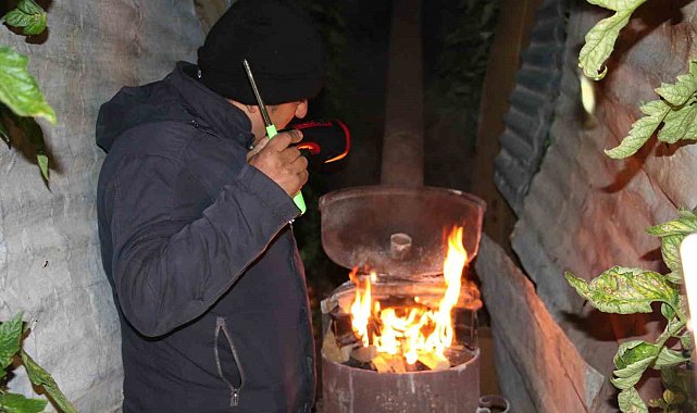 Sobalar yakıldı, zirai don nöbeti başladı