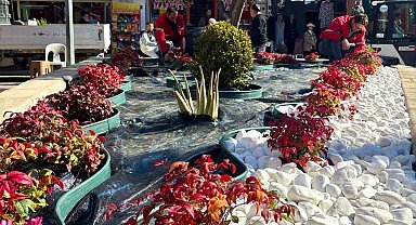 Söke Belediyesi kenti çiçeklerle donatıyor