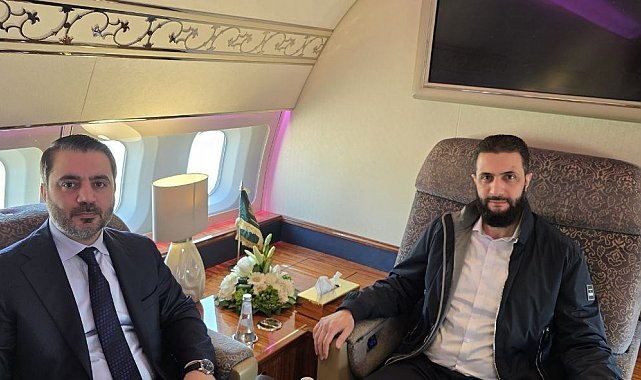 Suriye geçici Devlet Başkanı eş-Şara'dan ilk yurt dışı ziyareti için Suudi Arabistan'da