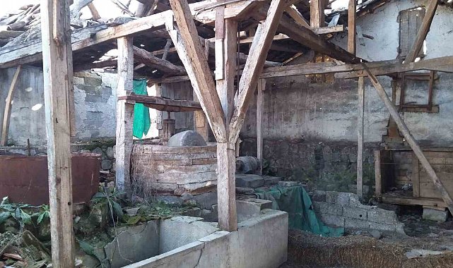 Tarihi değirmen restorasyonu bekliyor