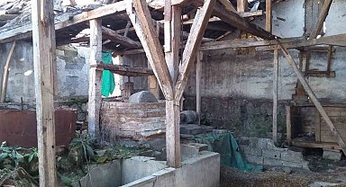 Tarihi değirmen restorasyonu bekliyor