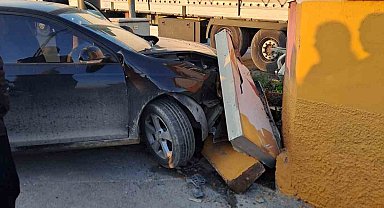 Tarsus'ta trafik kazası: 1 yaralı