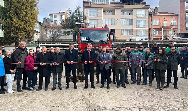 Tavşanlı Orman İşletme Müdürlüğü'ne yeni arazöz törenle teslim edildi