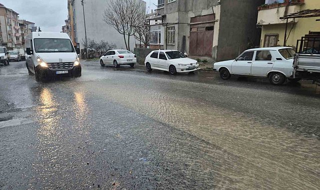 Tekirdağ'da beklenen yağış başladı