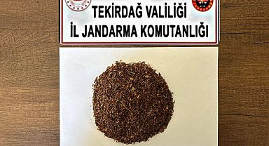 Tekirdağ'da jandarmadan uyuşturucu operasyonu: Çok sayıda madde ele geçirildi