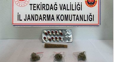 Tekirdağ'da jandarmadan uyuşturucu operasyonu