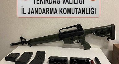 Tekirdağ'da kaçak silah operasyonları