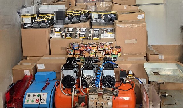 Tekirdağ'da kaçak tütün operasyonu