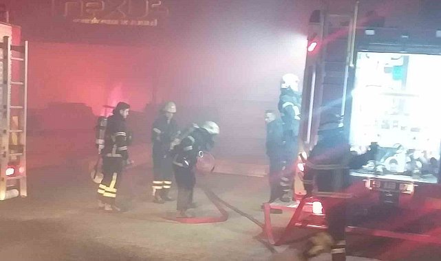 Tekirdağ'da kereste fabrikasında korkutan yangın