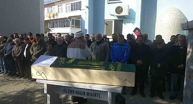Tekirdağ'da soba faciasında hayatını kaybeden vatandaş toprağa verildi