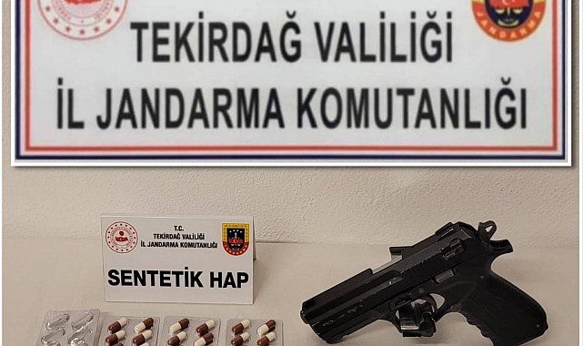Tekirdağ'da uyuşturucu ve ruhsatsız silah ele geçirildi