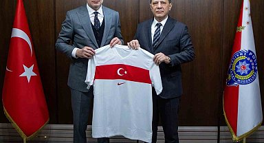 TFF Başkanı Hacıosmanoğlu, İstanbul Emniyet Müdürü Selami Yıldız'ı ziyaret etti