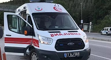 TOKİ Kavşağı'nda meydana gelen trafik kazasında 1 kişi yaralandı