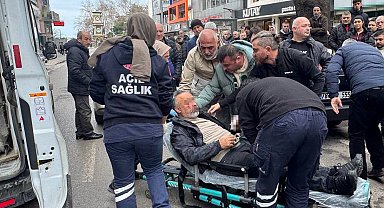 Trafikte yol verme tartışması kavgaya dönüştü; 1 yaralı