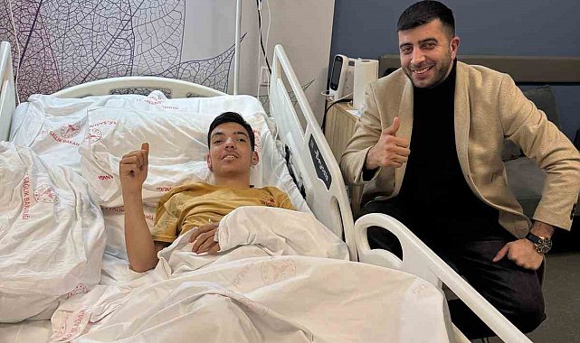 Tribünden düşen 17 yaşındaki Efe'den sevindiren haber