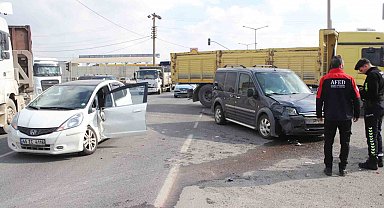 Turgutlu'da trafik kazası: 1 yaralı
