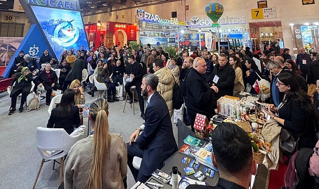 Turizm fuarında Gölcük rüzgarı