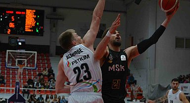 Türkiye Sigorta Basketbol Süper Ligi: Aliağa Petkimspor: 77 - Mersin Spor: 85