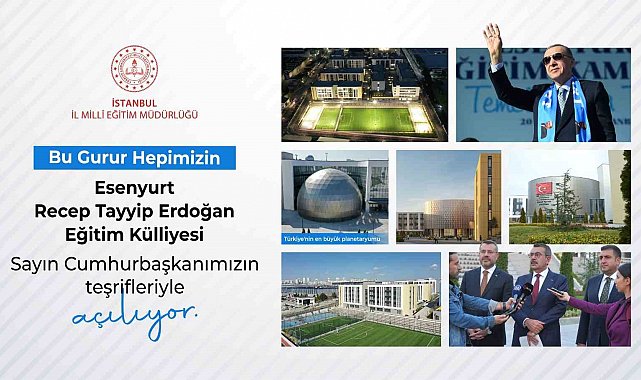 Türkiye'nin en büyük lise eğitim yerleşkesi yarın açılıyor