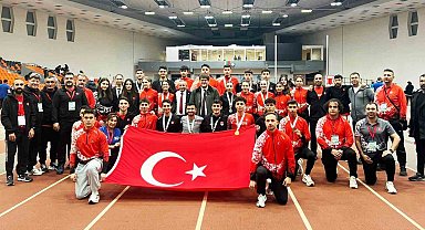 U20 Balkan Atletizm Şampiyonası'nda milli takım 13 madalya kazandı