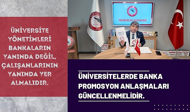 ÜNİPERSEN'den maaş promosyonları çağrısı: "Adaletsiz anlaşmalar son bulmalı"