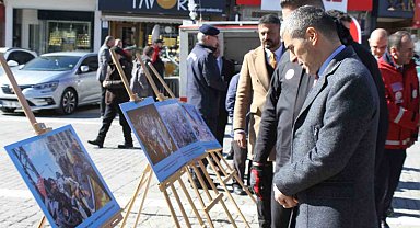 Uşak'ta 6 Şubat Depremleri temalı fotoğraf sergisi açıldı