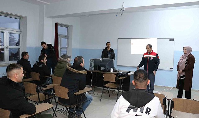 Üzümlü'de "Tehlikeli ve Çok Tehlikeli İşlerde Et ve Et Ürünleri İşlemeciliği" kursu açıldı