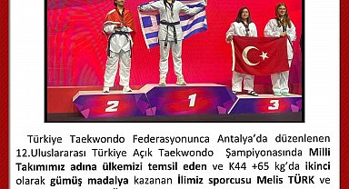 Vali Aktaş derece yapan Uşaklı sporcuyu kutladı