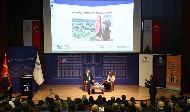 Vali Aslan üniversite öğrencileriyle buluştu