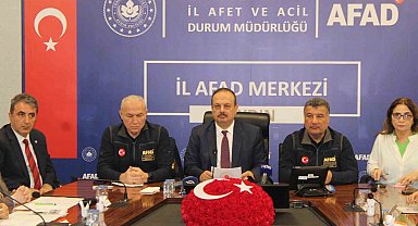 Vali Canbolat: "Tsunami tahliye planı haritaları oluşturuldu"