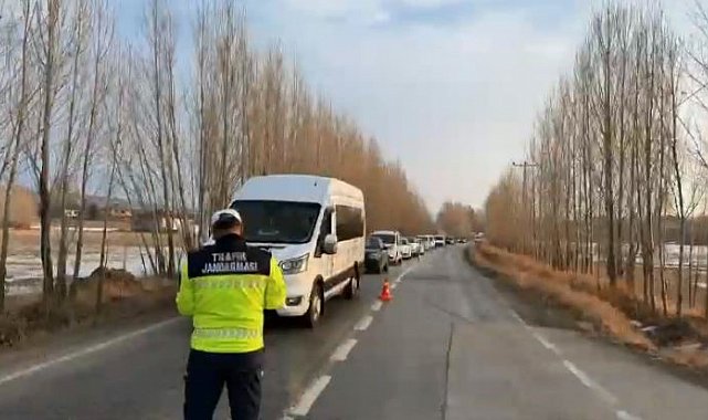 Van'da 80 araç trafikten men edildi