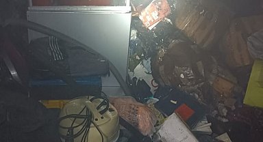 Van'da ev yangını