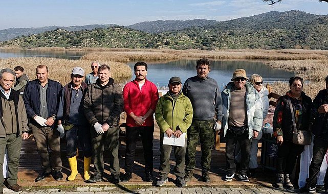 Yaban hayatına kucak açan Aydın'ın sulak alanlarına dikkat çektiler