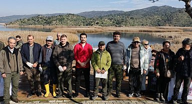 Yaban hayatına kucak açan Aydın'ın sulak alanlarına dikkat çektiler
